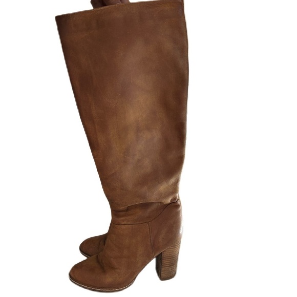 Linea Paolo Suede Knee High Block Heel Boots​​​ - Picture 1 of 12